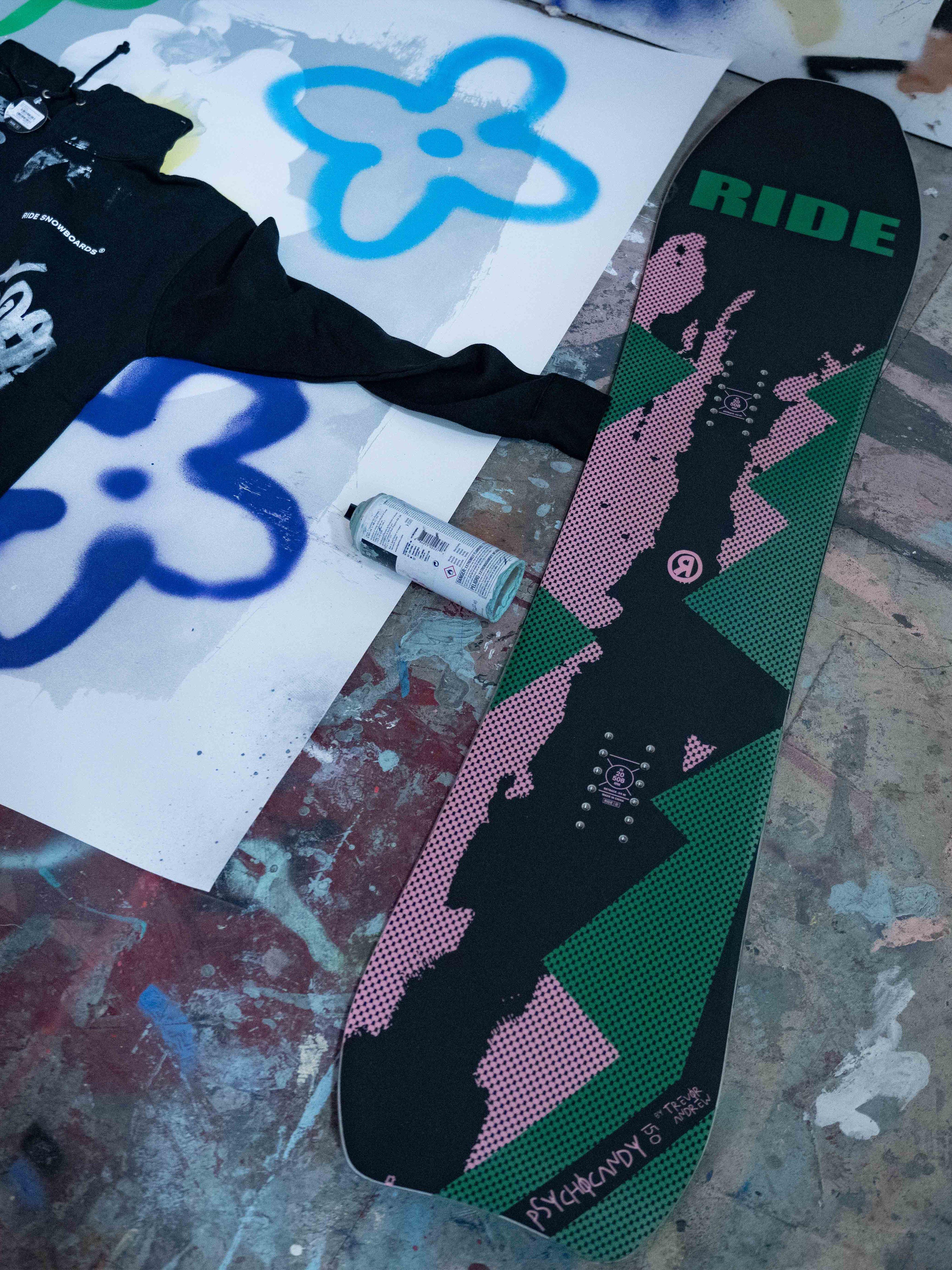 RIDE Psychocandy x Trevor Andrew Snowboard 2025 | RIDE
