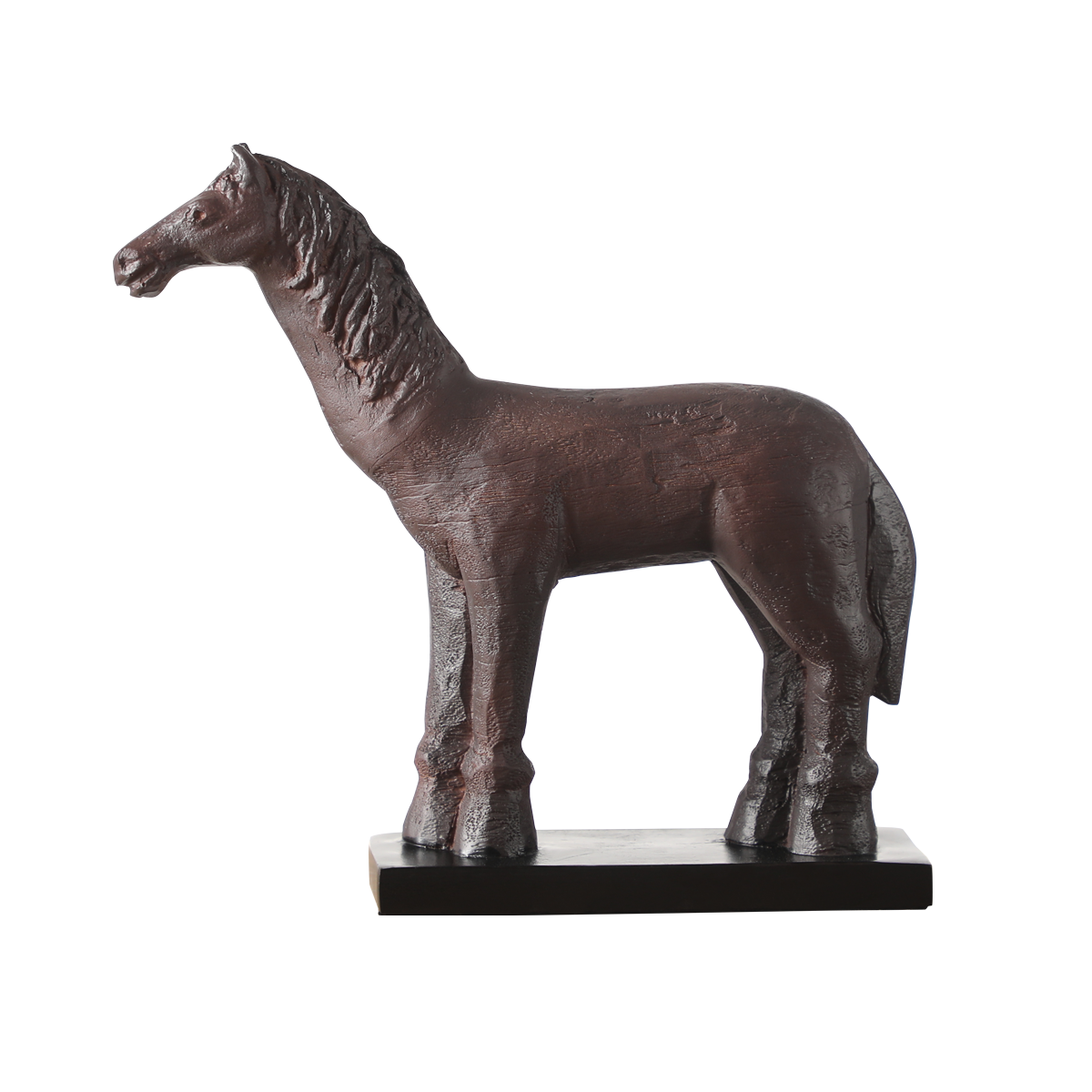 Horse Decoration Brown 28X7.5X26 cm in Kuwait | Buy Online | safathome.com