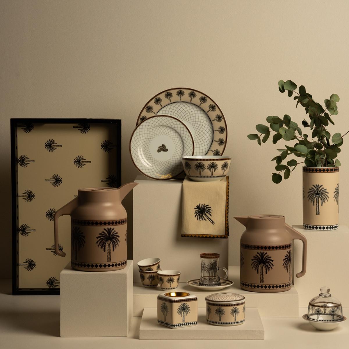 Tamra Porcelain Dinner Set 18Pcs Black in Kuwait | Buy Online ...