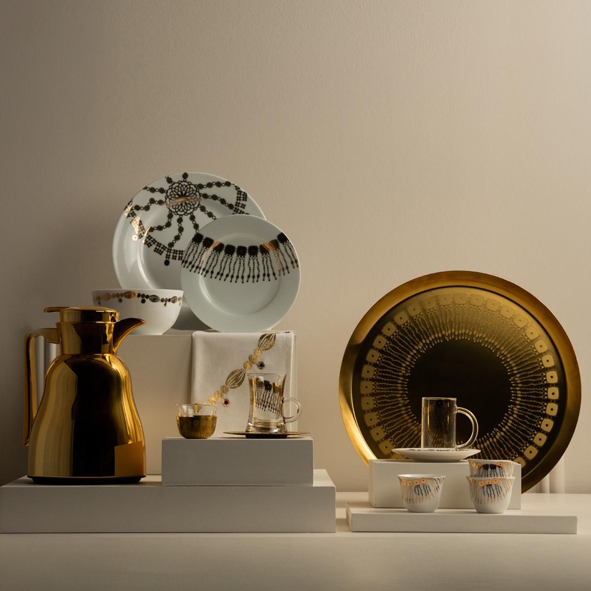 Hamma New Bone Istikana Set 6Pcs Gold in Kuwait | Buy Online ...