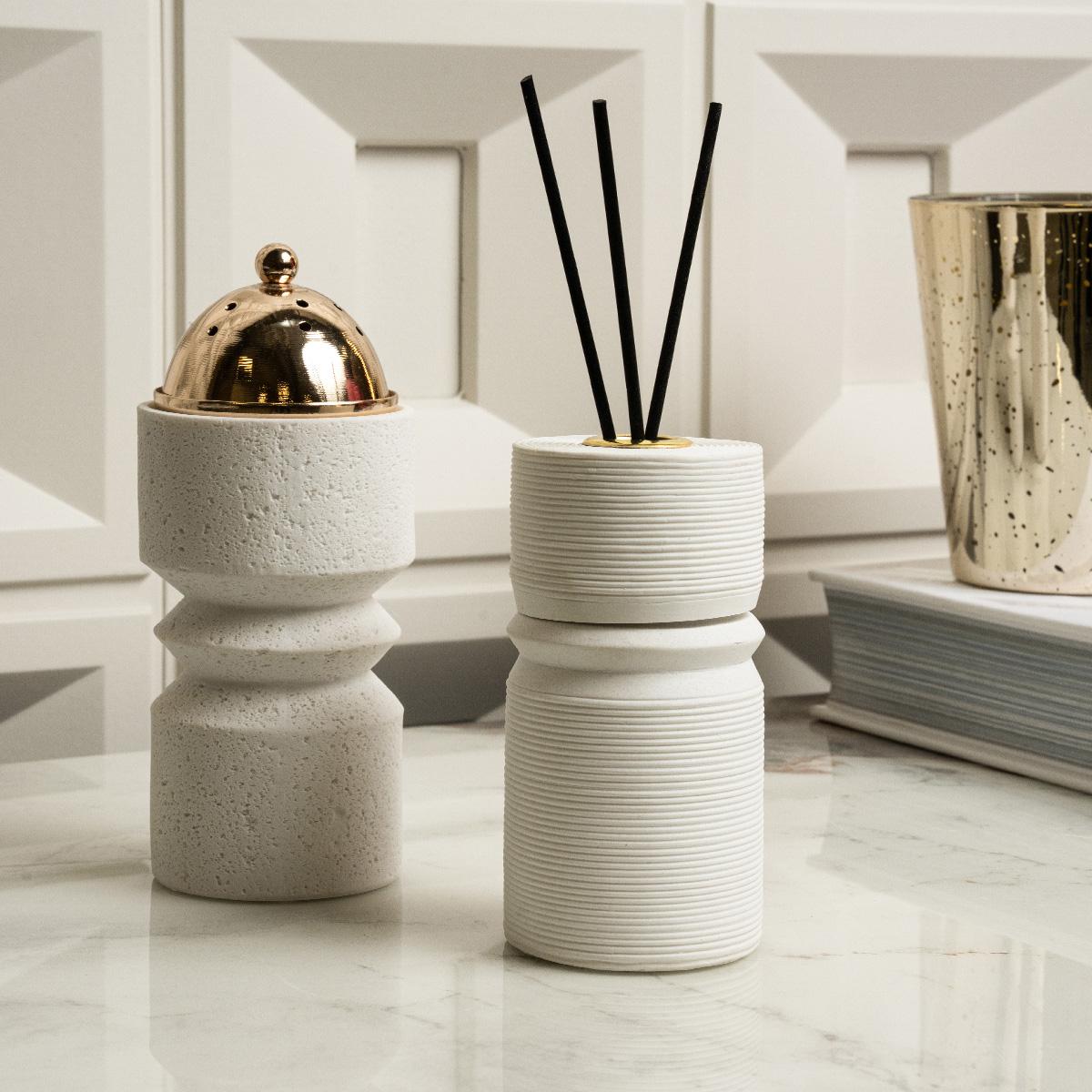 Pillar Perfume Diffuser White 6X6X12 cm in Kuwait | Buy Online ...