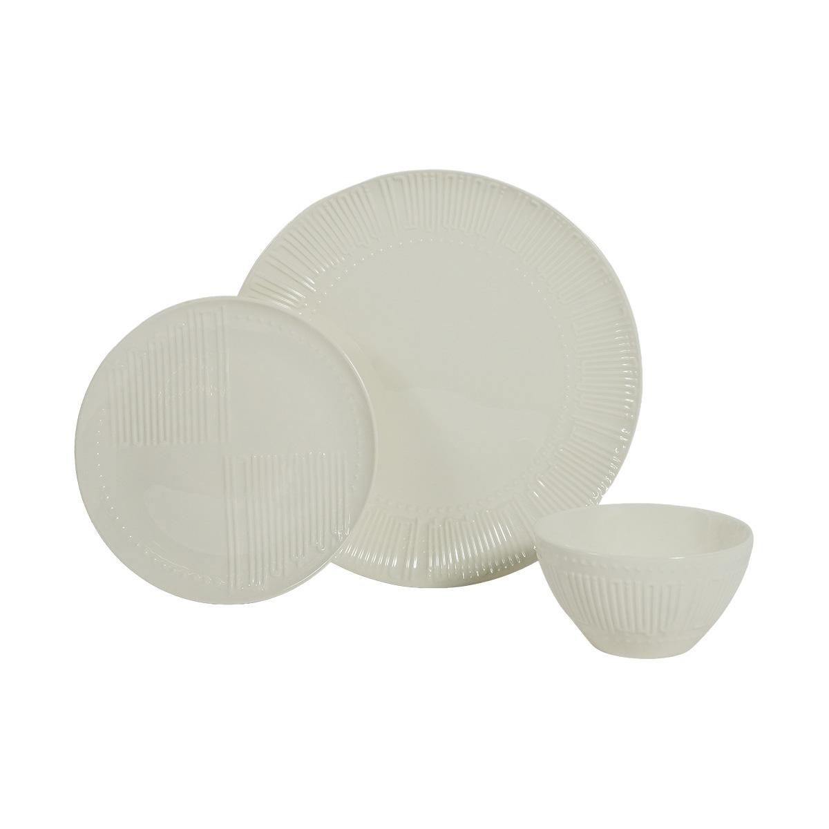 Nawarat Porcelain Dinner Set 18Pcs White in Kuwait | Buy Online ...