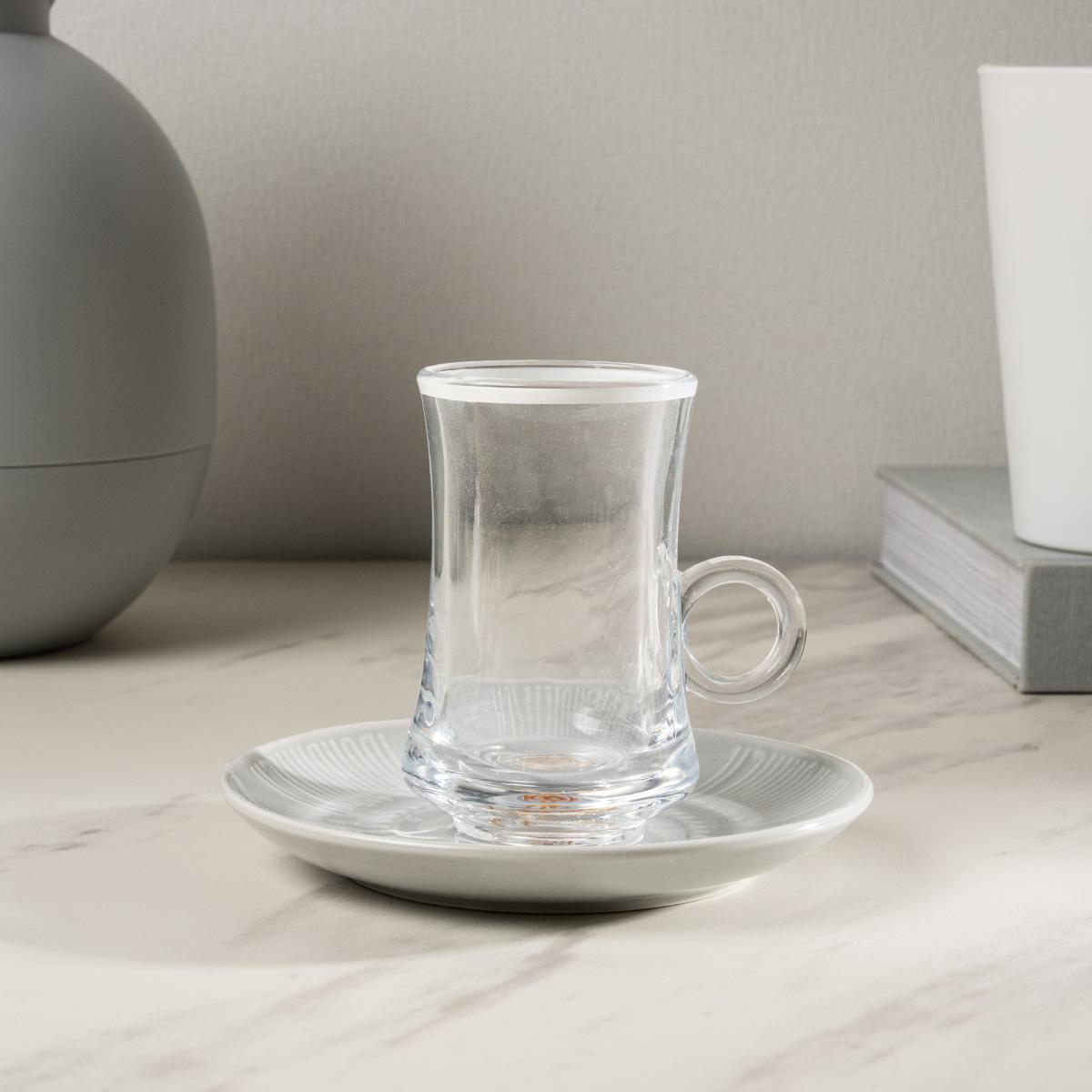 Nawarat New Bone Istikana Set 6Pcs Grey in Kuwait | Buy Online ...
