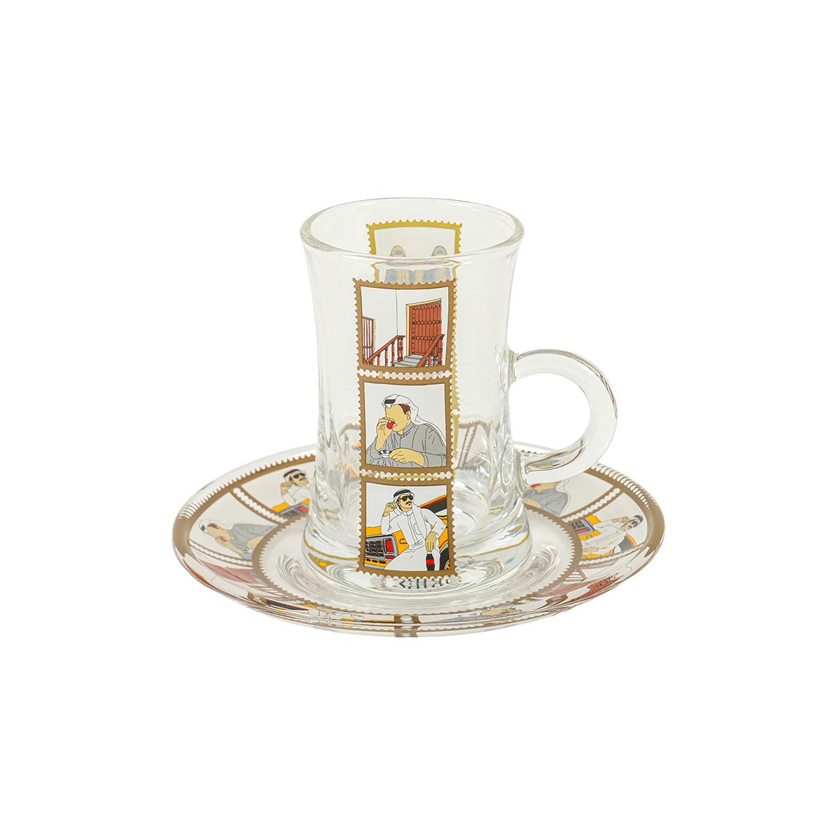 Ajyal Glass Istikana Set 6Pcs Multicolor in Kuwait | Buy Online ...