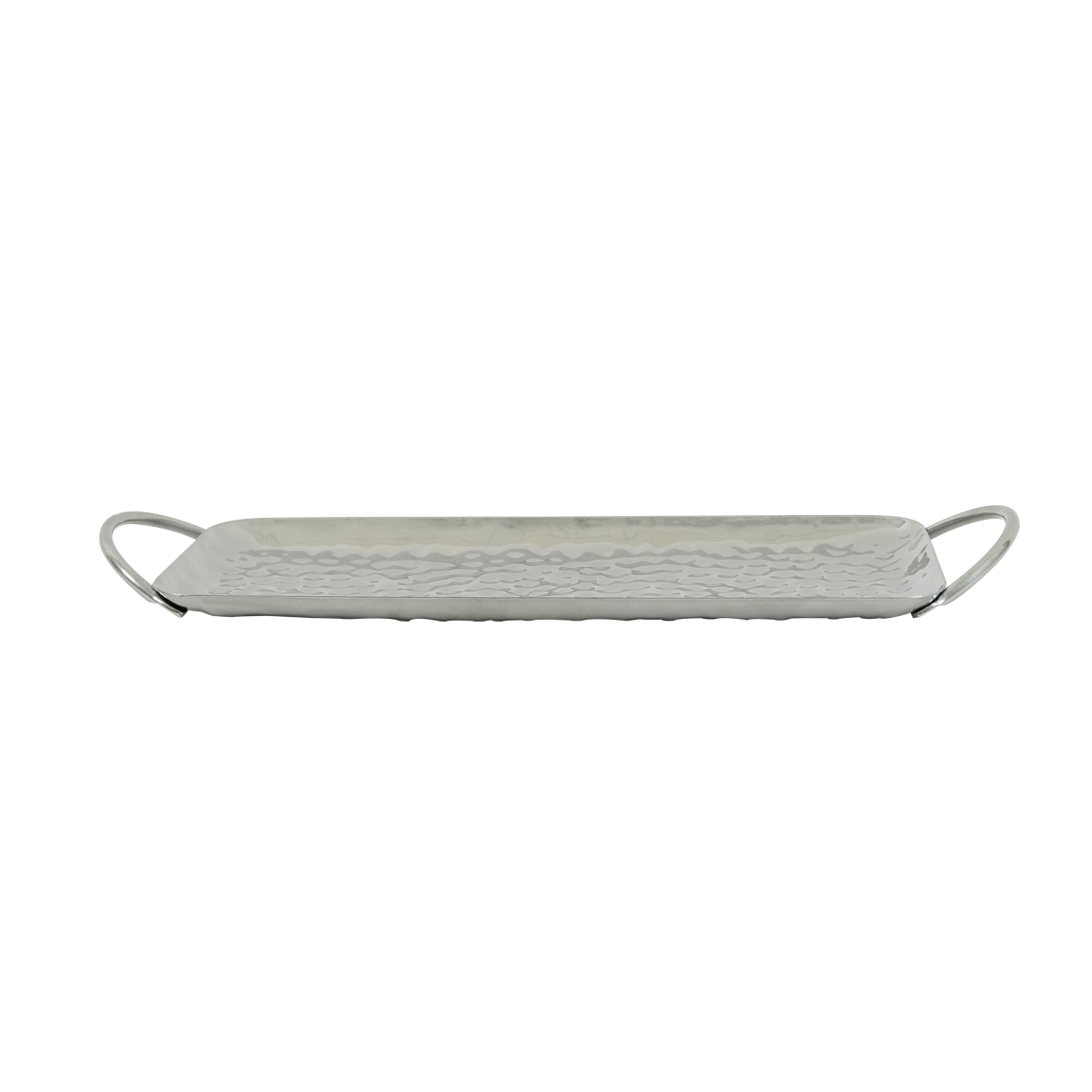 Ghoya Metal Tray Silver 40X15X4.5 cm in Kuwait | Buy Online | safathome.com
