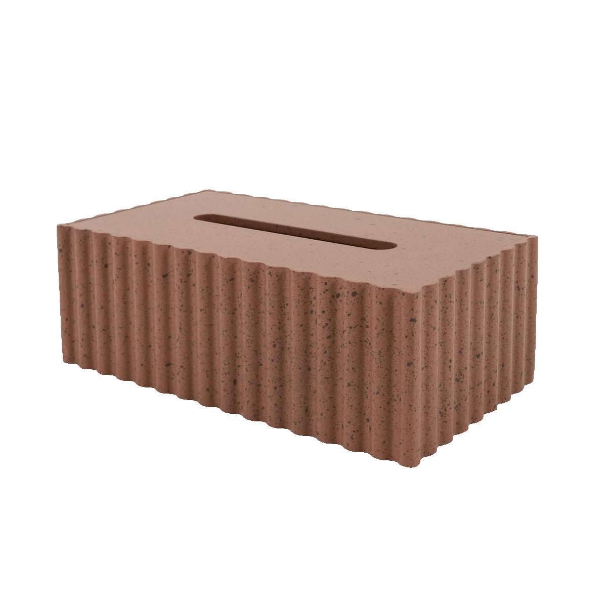 Khassy Tissue Box Brown 26X14X9 cm in Kuwait | Buy Online | safathome.com