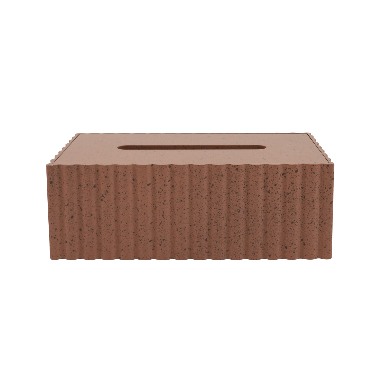 Khassy Tissue Box Brown 26X14X9 cm in Kuwait | Buy Online | safathome.com