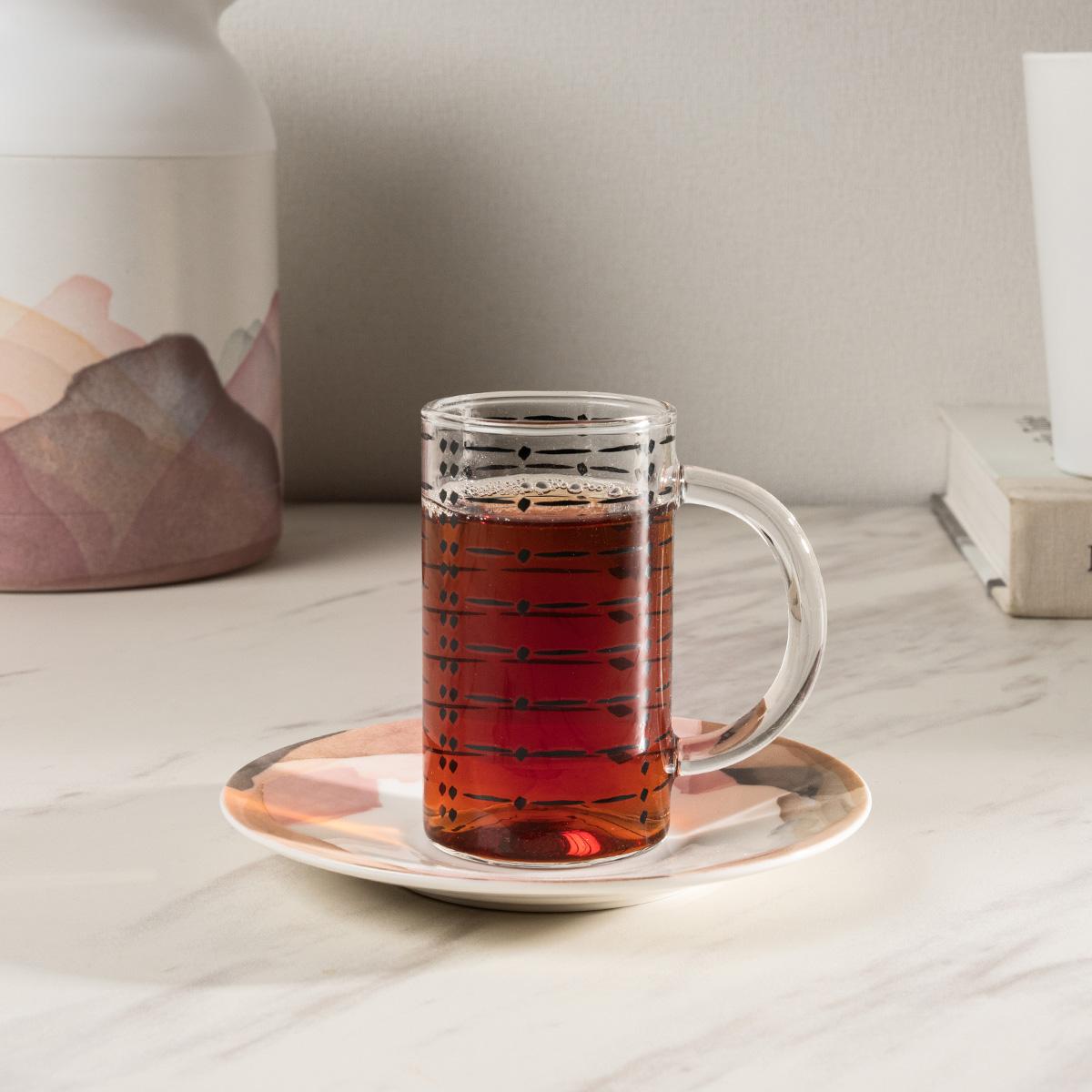Ink & Earth Istikana Set 6Pcs Brown in Kuwait | Buy Online | safathome.com