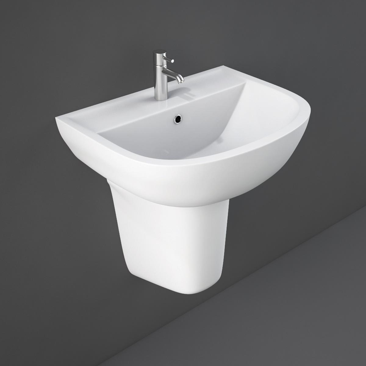 Rak Compact Wash Basin + Half Pedestal in Kuwait | Buy Online ...