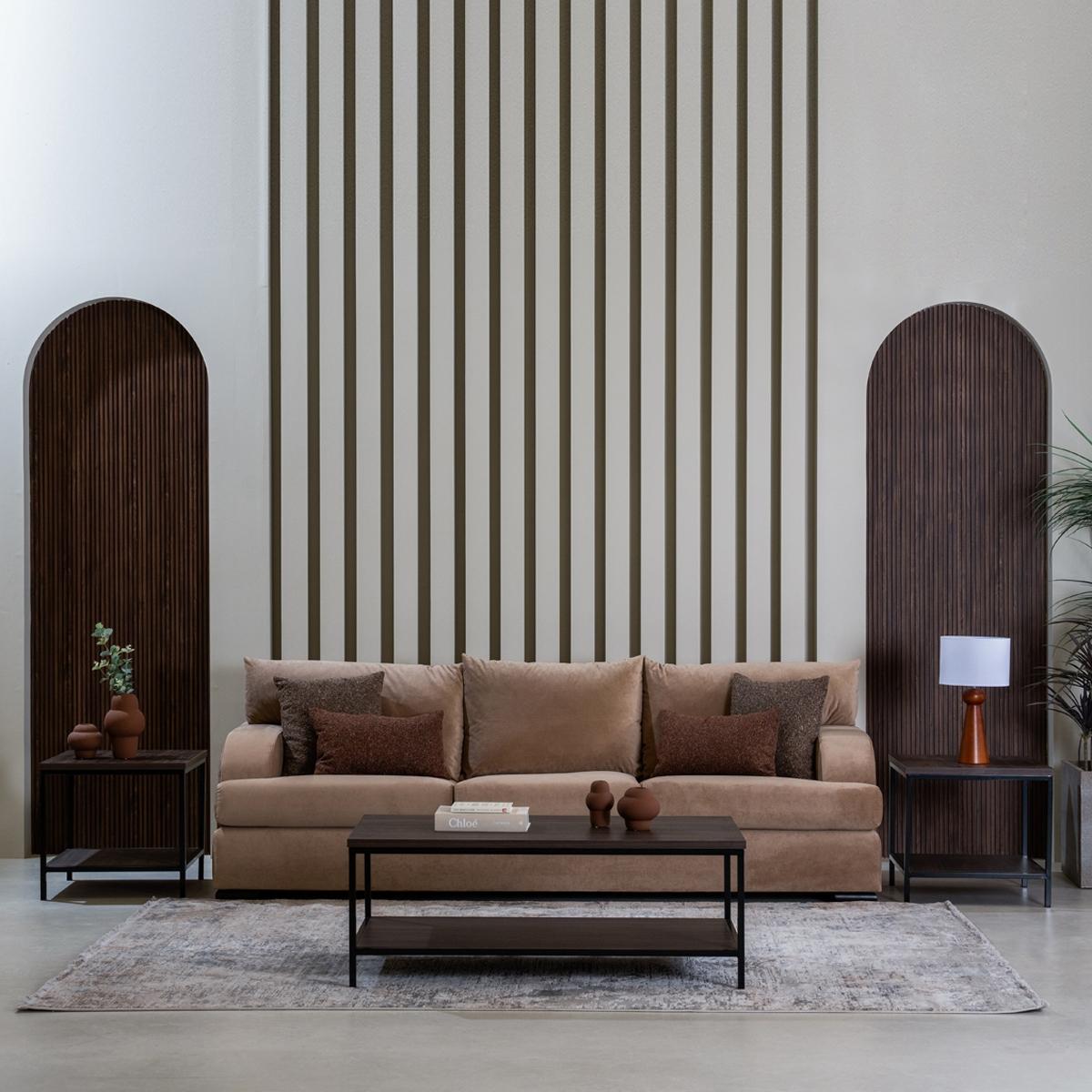 Toby Coffee Table Brown/Black in Kuwait | Buy Online | safathome.com