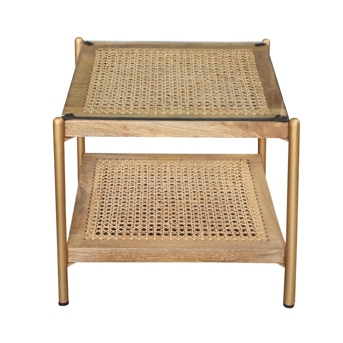 New Kris Square End Table with Glass Cane in Kuwait | Buy Online ...