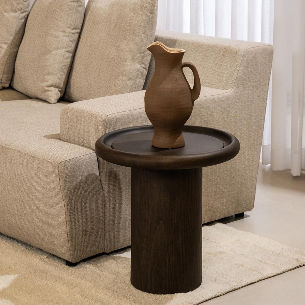Maya Side Table Dark Brown in Kuwait | Buy Online | safathome.com