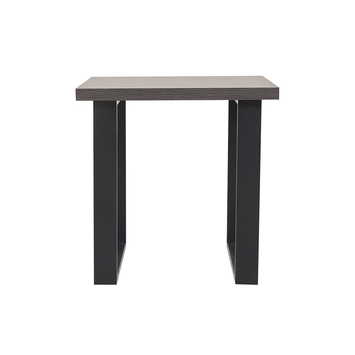 Ria End Table Black/Oak in Kuwait | Buy Online | safathome.com