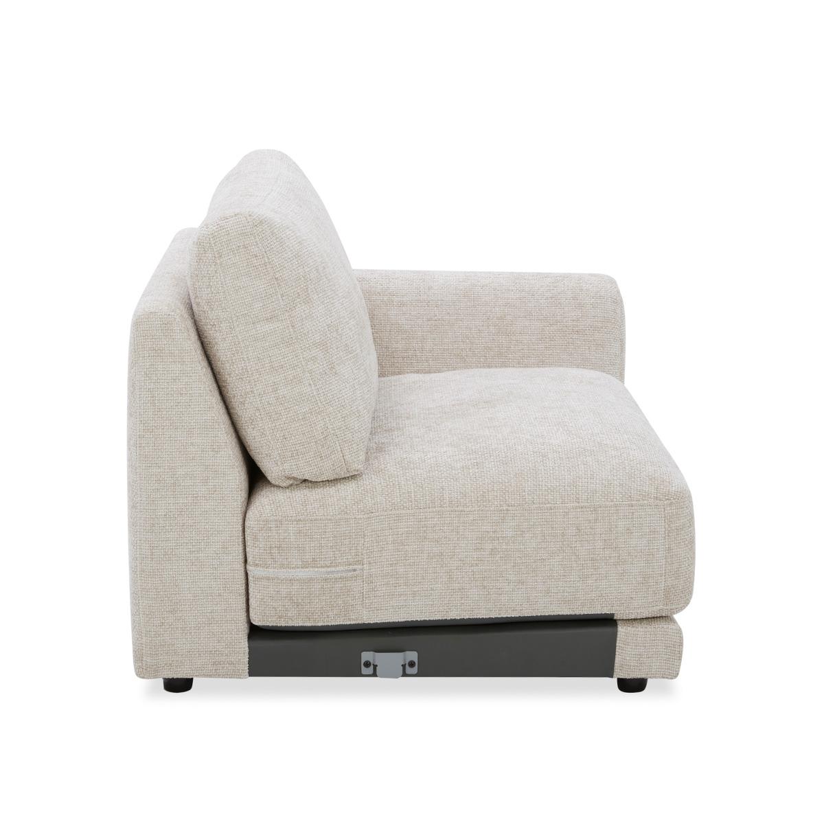 Timo 1.5-Seater Right Arm Sofa Brown in Kuwait | Buy Online | safathome.com