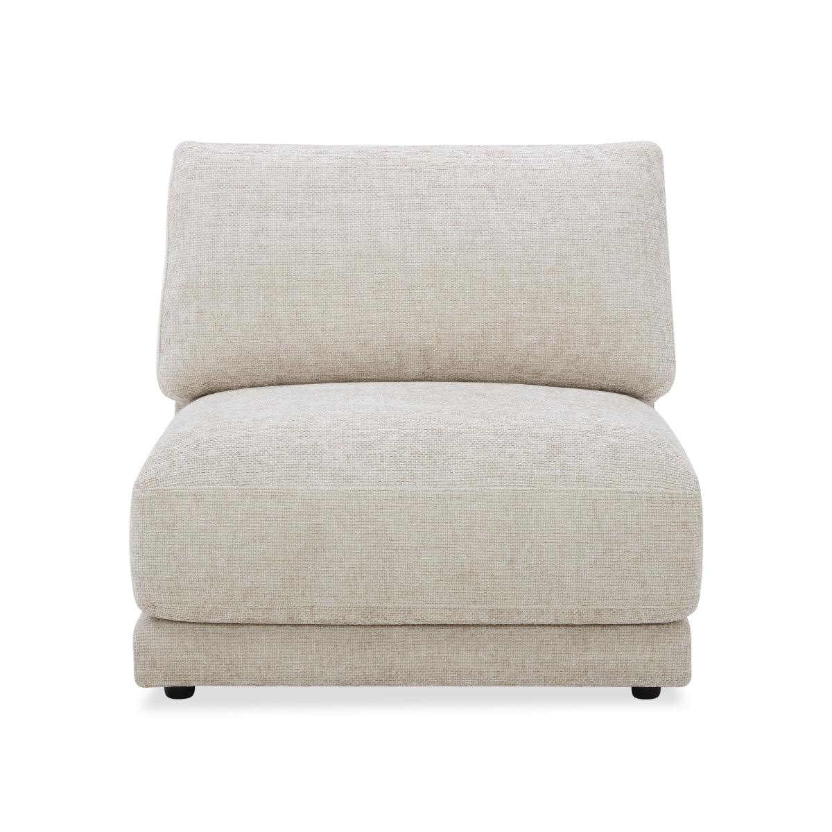 Timo 1.5-Seater Armless Sofa Brown in Kuwait | Buy Online | safathome.com