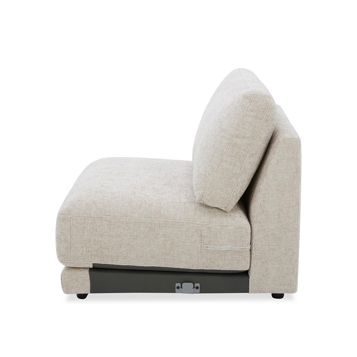 Timo 1.5-Seater Armless Sofa Brown in Kuwait | Buy Online | safathome.com
