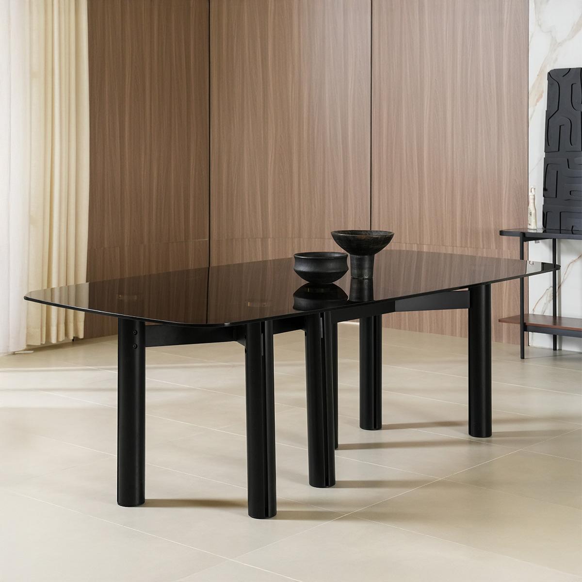 Cedar 8-Seater Dining Table Glass in Kuwait | Buy Online | safathome.com