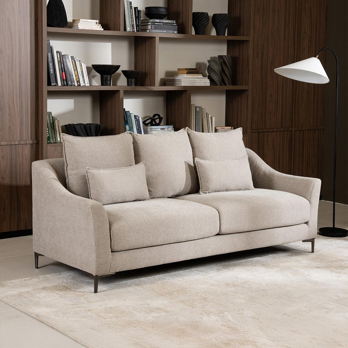 Lara 3+2+1 Sofa Set Brown in Kuwait | Buy Online | safathome.com