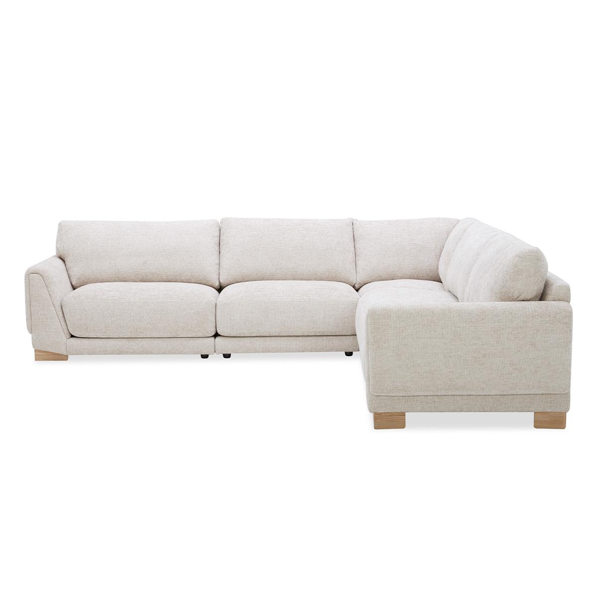 Timo 5-Seater Corner Sofa Brown in Kuwait | Buy Online | safathome.com