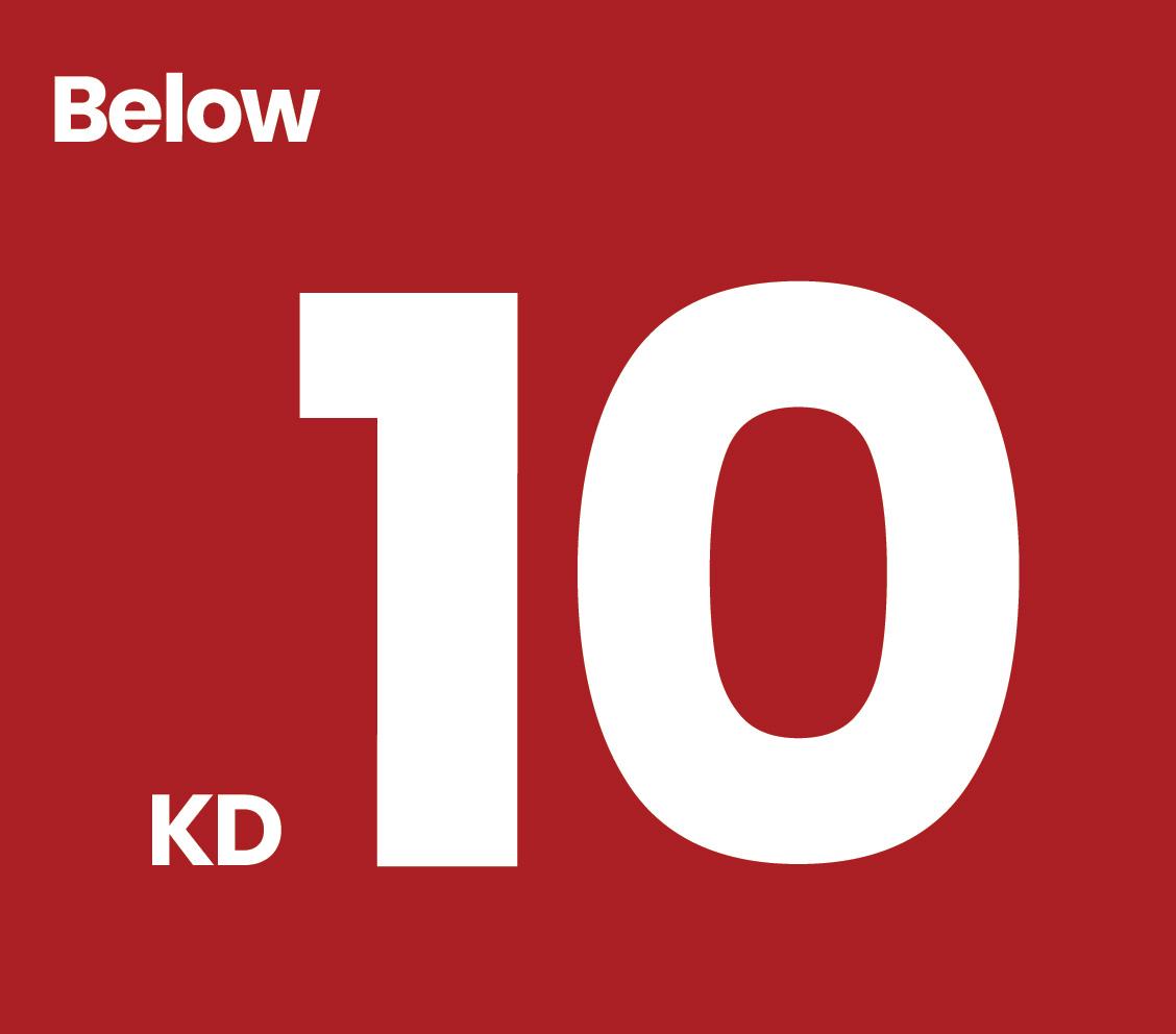 Below 10KD