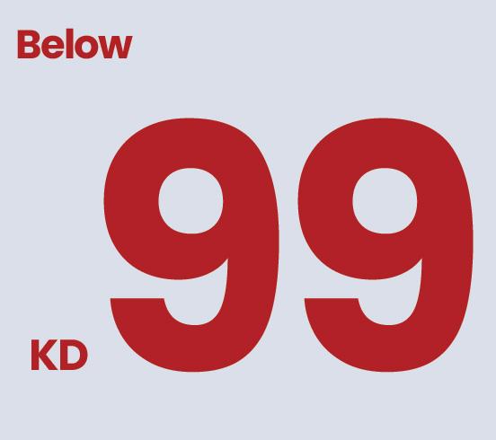 Below 99KD
