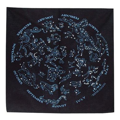 The Printed Image Stars (Glow-N-Dark) Bandana Scarf - Primary Image