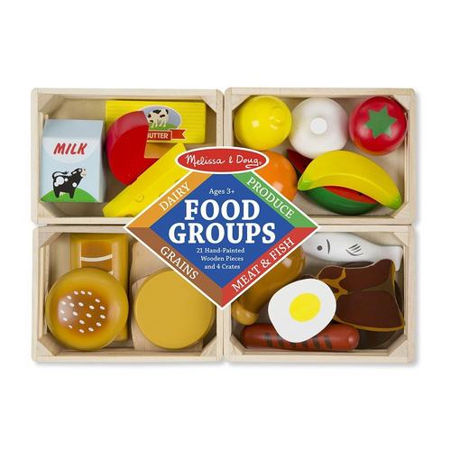 Melissa & Doug Food Groups Wooden Play Set - Primary Image