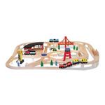 Melissa & Doug Wooden Railway Set - Thumbnail 1 of 10