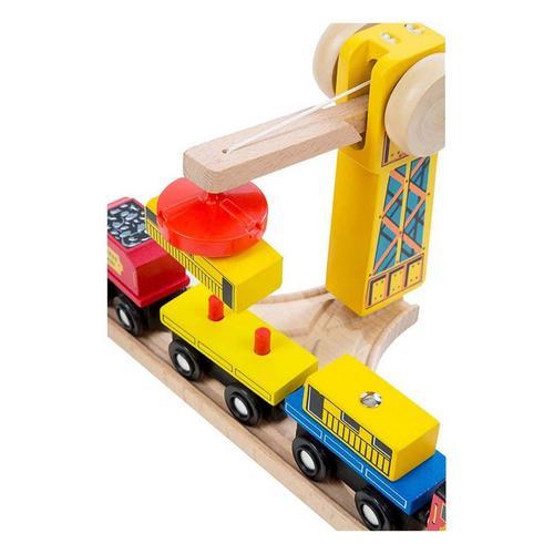 Melissa & Doug Wooden Railway Set - Primary Image