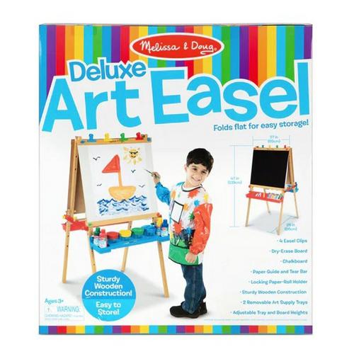 Melissa & Doug Deluxe Wooden Standing Art Easel - Primary Image