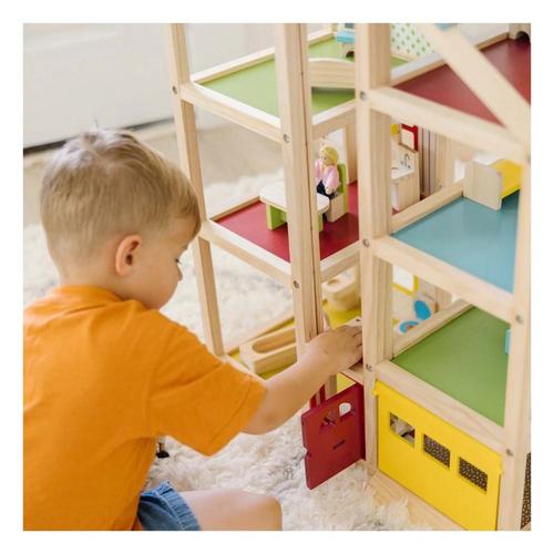Melissa & Doug Hi-Rise Dollhouse - Primary Image