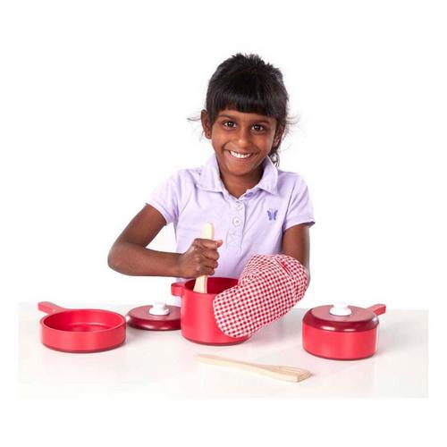 Melissa & Doug Wooden Kitchen Accessory Set - Primary Image