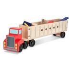 Melissa & Doug Wooden Big Rig Building Set - Thumbnail 3 of 8