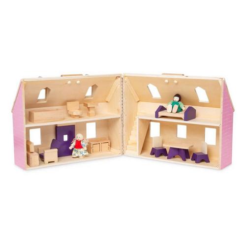 Melissa & Doug Fold & Go Dollhouse - Primary Image