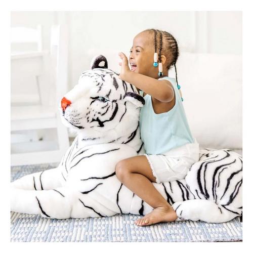 Melissa & Doug White Tiger - Plush - Primary Image