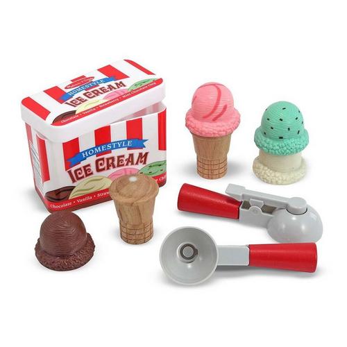Melissa & Doug Scoop & Stack Ice Cream Cone Playset - Primary Image