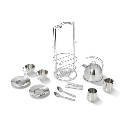 Melissa & Doug Stainless Steel Tea Set - Primary Image