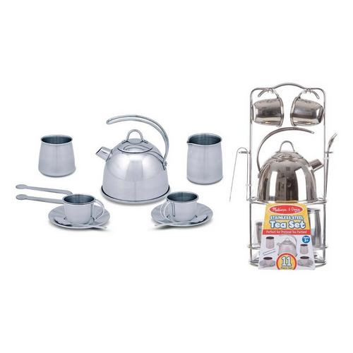 Melissa & Doug Stainless Steel Tea Set - Primary Image