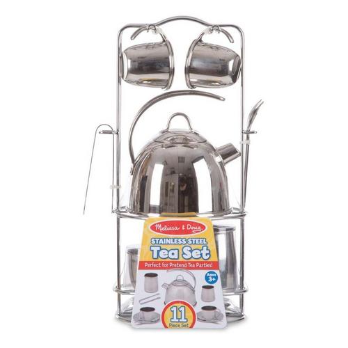 Melissa & Doug Stainless Steel Tea Set - Primary Image
