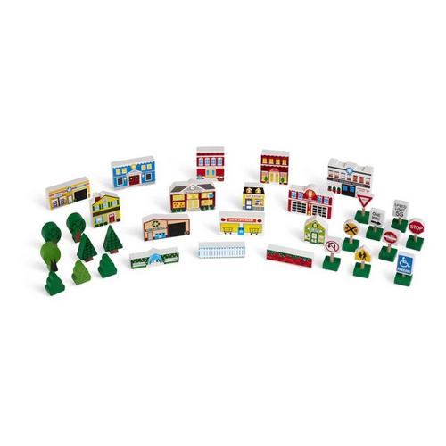 Melissa & Doug Wooden Town Play Set - Primary Image