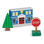 Melissa & Doug Wooden Town Play Set - Thumbnail 2 of 7