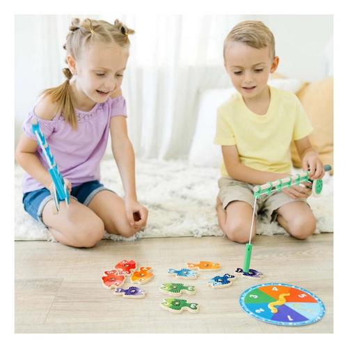Melissa & Doug Catch & Count Magnetic Fishing Rod Set - Primary Image