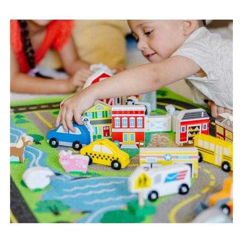 Melissa & Doug Deluxe Road Rug Play Set - Primary Image