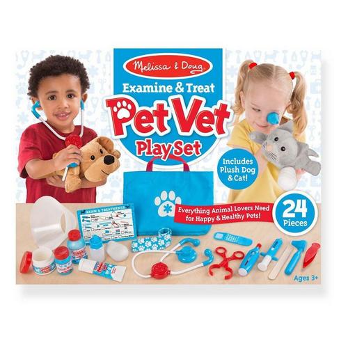 Melissa & Doug Examine & Treat Pet Vet Play Set - Primary Image