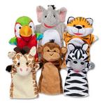 Melissa & Doug Safari Buddies Hand Puppets (6 Pc) - Thumbnail 1 of 5