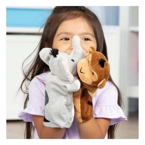 Melissa & Doug Safari Buddies Hand Puppets (6 Pc) - Primary Image