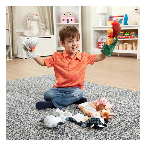 Melissa & Doug Barn Buddies Hand Puppets (6 Pc) - Primary Image