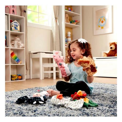 Melissa & Doug Barn Buddies Hand Puppets (6 Pc) - Primary Image