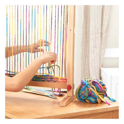 Melissa & Doug Wooden Multi-Craft Weaving Loom - Primary Image