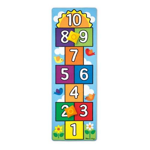 Melissa & Doug Hop & Count Hopscotch Rug - Primary Image